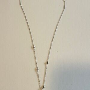 Kendra Scott Nola Silver Pendant Necklace in Platinum Drusy Jewelry